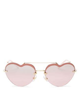 miu miu heart shaped sunglasses|miu miu sunglasses sale.